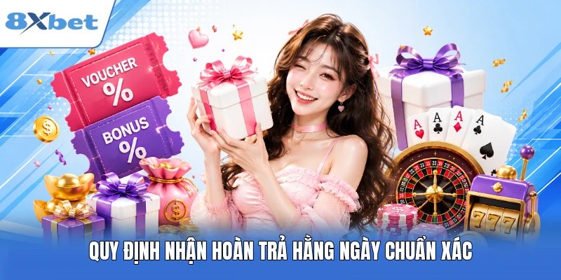 Quy định nhận hoàn trả hằng ngày chuẩn xác