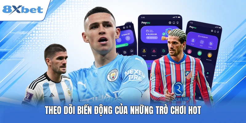 Theo dõi biến động của những trò chơi hot